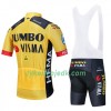 Cykeltøj + Bib Cykelshorts 2020 Team Jumbo-Visma N001